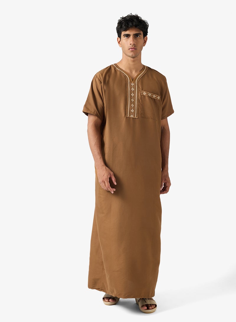 روبرت وود ثوب كلاسيكي بياقة على شكل حرف - Image 1